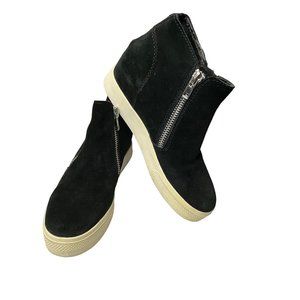 Steve Madden Black‎ Ankle Boots double zipper